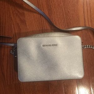 Michael Kors Jetsetter Metallic Crossbody